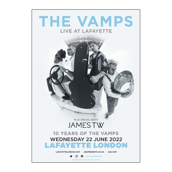 The Vamps 10 Years Poster