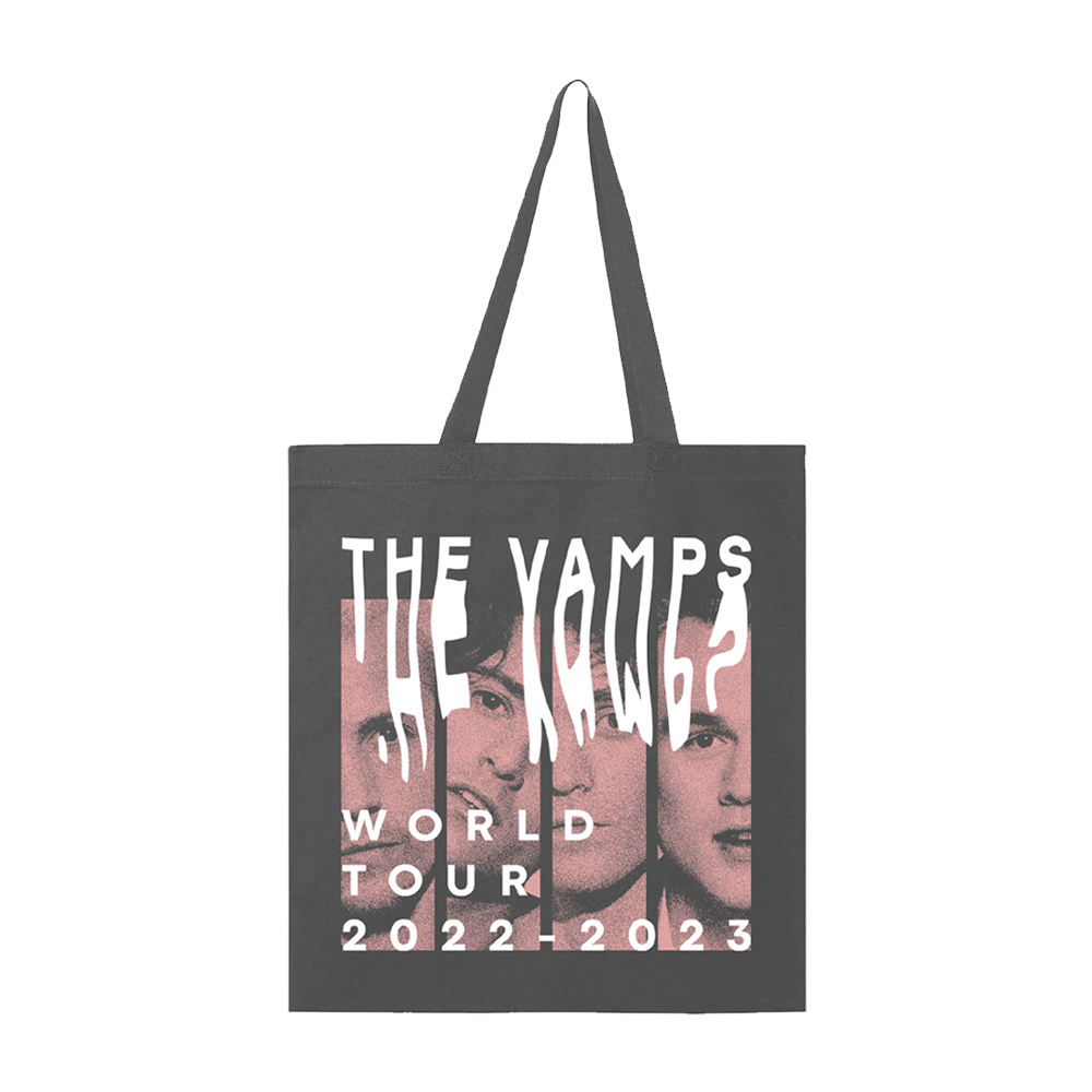 THE VAMPS WORLD TOUR BLACK TOTE BAG | The Vamps